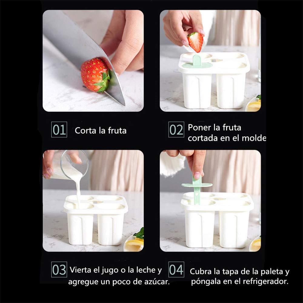 Compra LWGY Molde para Helados, Paletas Caseras De Helado De ...