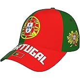 DABOYOZHZH Portugal Flag Cool Portuguese Baseball Cap 3D Full Print Adult Unisex Adjustable Hat Soccer Patriotic Caps