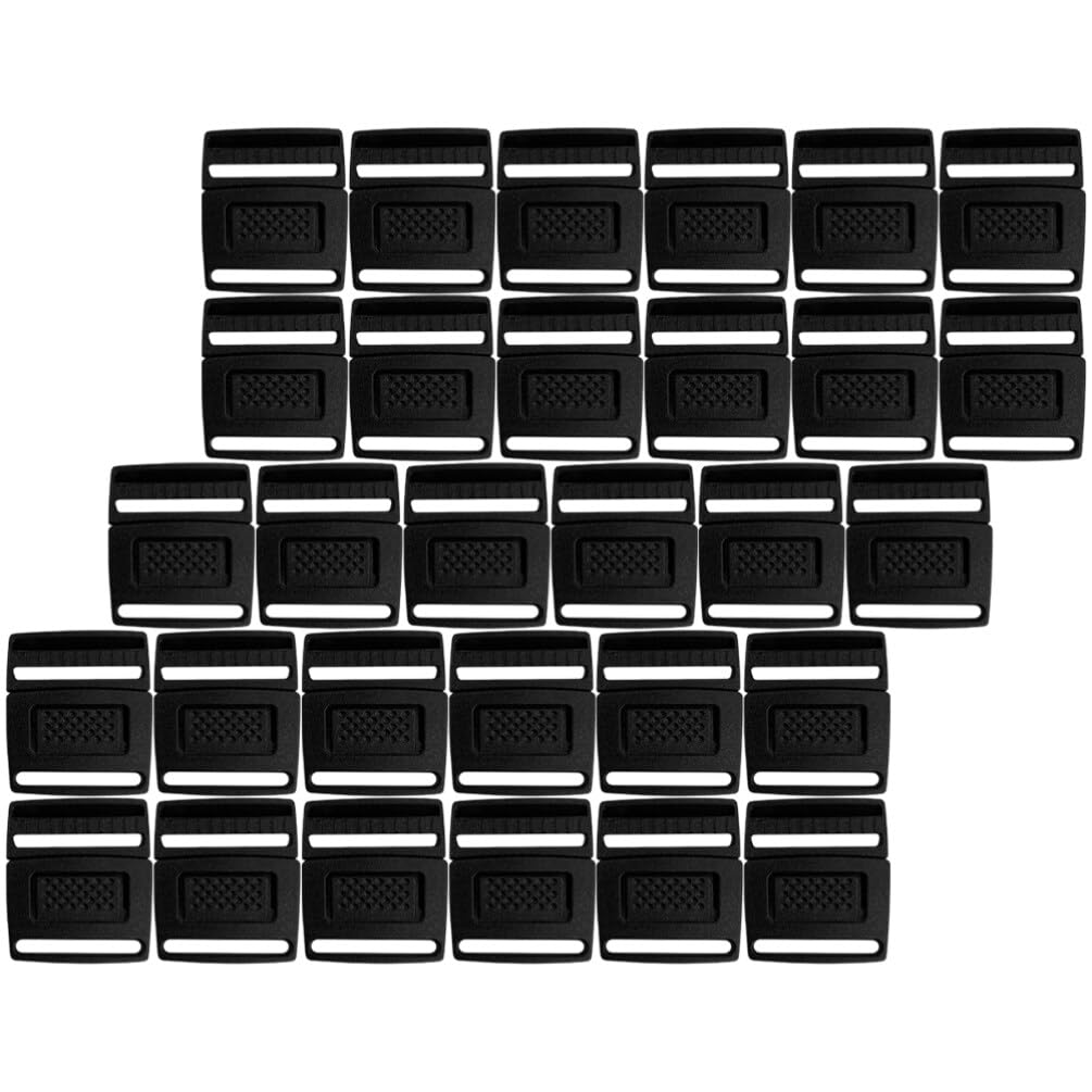 EXCEART Portable Plastic Buckle 100pcs Fastening Multi-use Buckle Plastic Buckles Hat Detachable Release for Clips Convenient Adjustable Center Replacement Small Strap