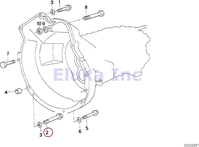 5 x BMW Genuine Torx Bolt Manual Transmission Bellhousing