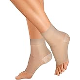 OrthoSleeve FS6 Compression Foot Sleeves for Women & Men, Helps Plantar Fasciitis Relief, Heel Pain, Achilles Tendonitis Support & Swelling (1 Pair)