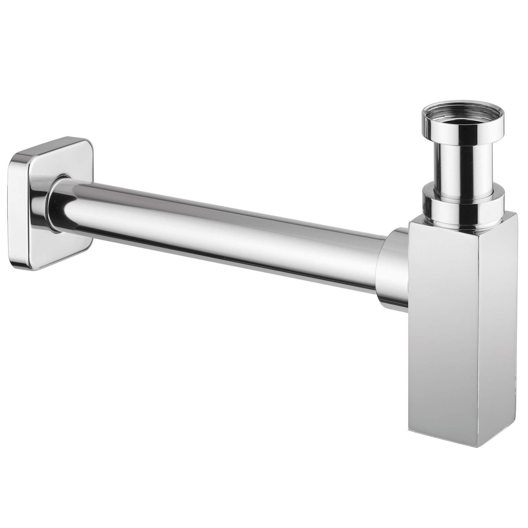 Daloual Square Design Siphon - Solid Chrome Plated Brass/Siphon/Drain