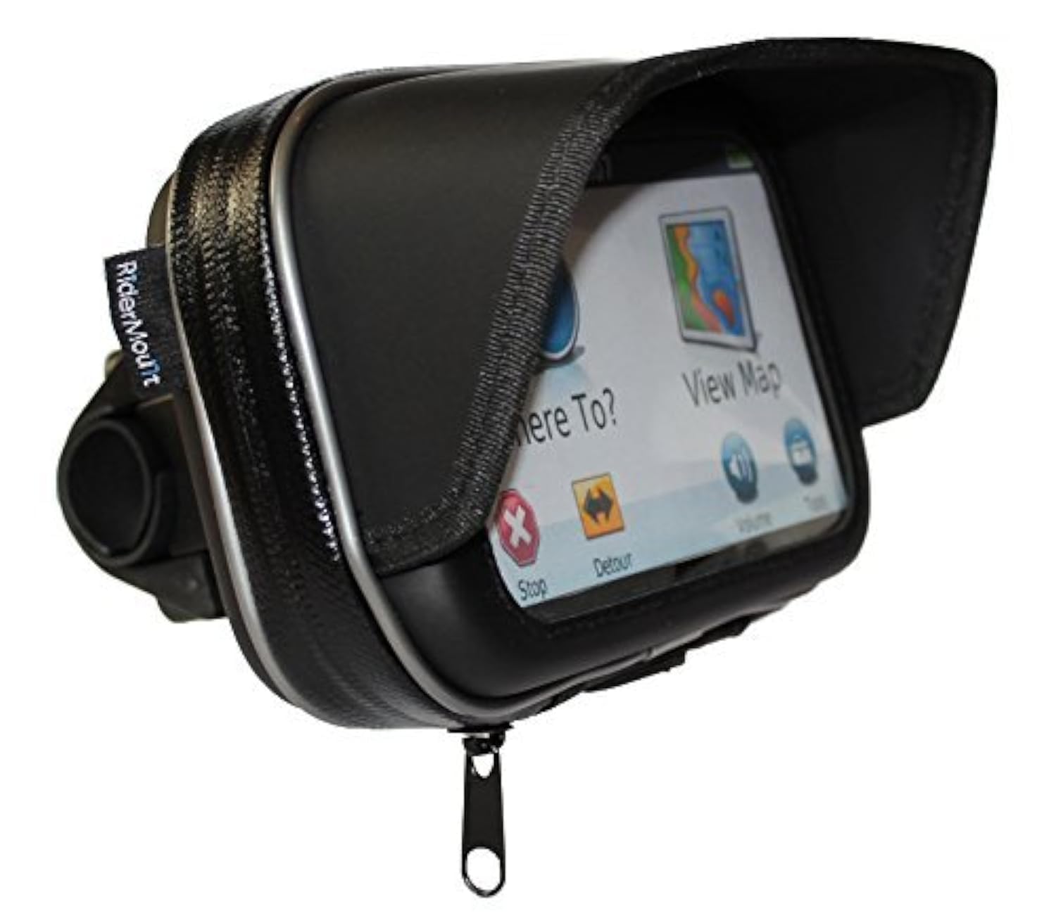 RiderMount Sunshade GPS Case with Handlebar Mount (Medium) โ image 1