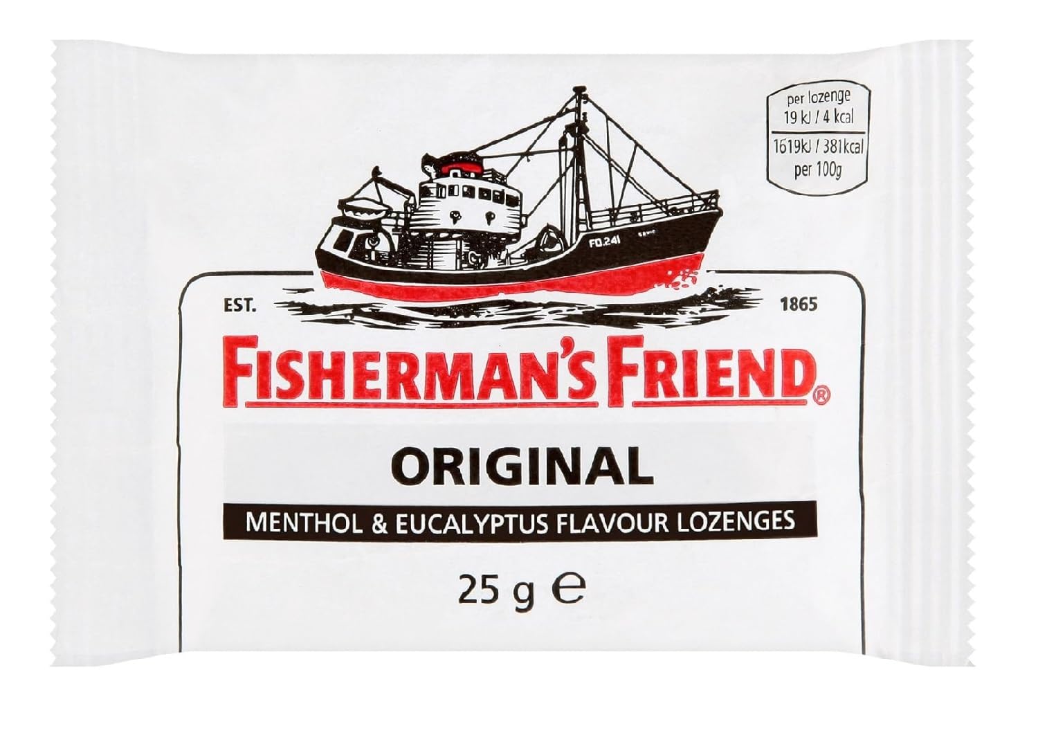 Lofthouse's Fisherman's Friend Original Extra Strong 25g - Pack of 24 [Misc.]