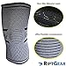 RiptGear Knee Compression Sleeve - Braces for Knee Pain - Compression for Arthritis, Meniscus Tear, Running, Walking - Support for Women and Men - Sleeves Weightlifting (X-Large, Gray (1 Pack))