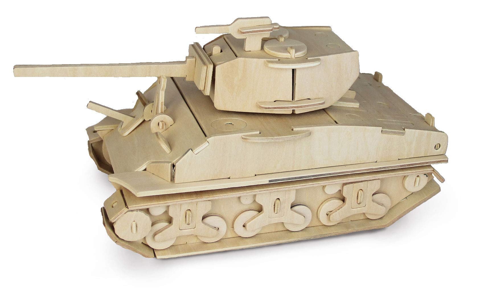 Quay Sherman Tank Woodcraft Construction Kit FSC