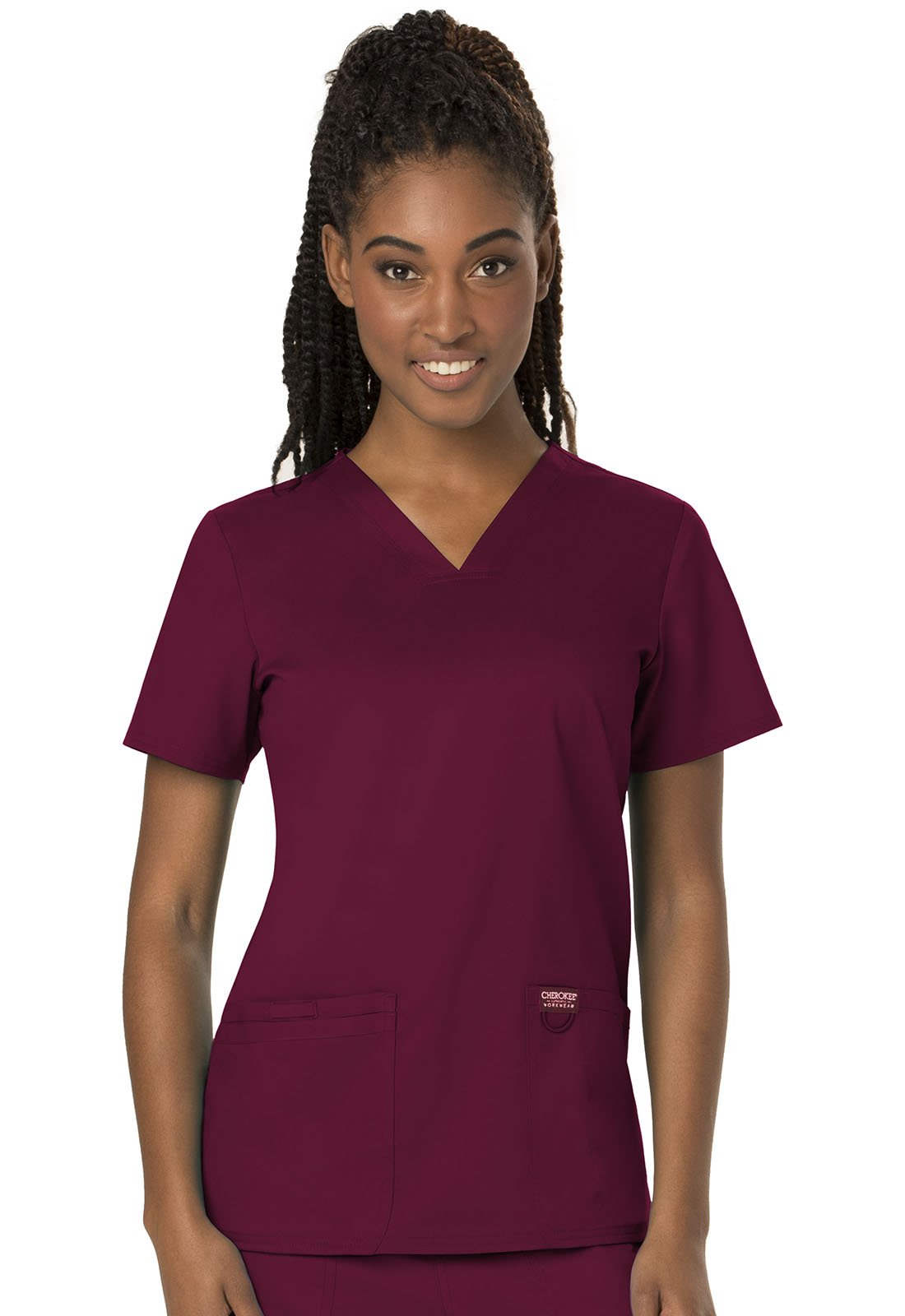 V-Neck Scrubs for Women Workwear Revolution, Soft Stretch, Easy Care WW620
