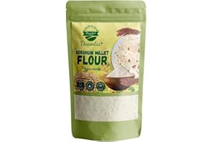 Danodia Foods Roasted Sorghum Millet Flour (950g/2lbs) | Gluten-Free | Low GI | No Preservatives or Pesticides | Nutrient-Rich Flour for Rotis, Dosas, Baking & More | High Fiber & Protein