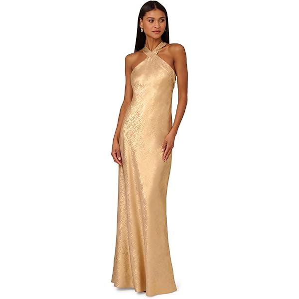 Amazon.com: Adrianna Papell Womens Sequin One Shoulder Gown Special  Occasion Dress, Champagne/Gold Multi, 8 US : Clothing, Shoes & Jewelry