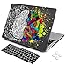 MacBook Pro 13 Case 2018 2017 Release A1706/A1989, DQQH Rubberized Plastic Hard Shell Cover with Keyboard Cover for Apple New Mac Pro 13 inch with Touch Bar and Touch ID- Brain