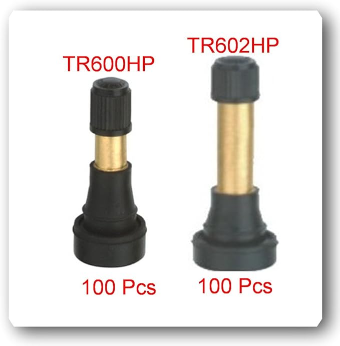 LOT200 SNAPIN TIRE VALVE STEM 100 x TR600HP (50 x TR602HP