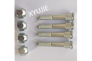 XYUJIE M10*1.25 * 58 Front Rear Wheel Stud Bolt 7518671 & Lug Nuts 7547363 Replacement for 2009-2024 Polaris Sportsman 550 85