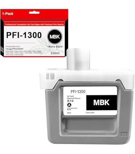 Amazon.com: Canon 0810C001AA (PFI-1300) Ink (Matte Black
