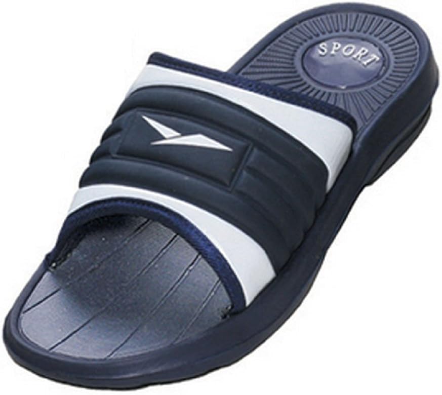 men's rubber slide sandals