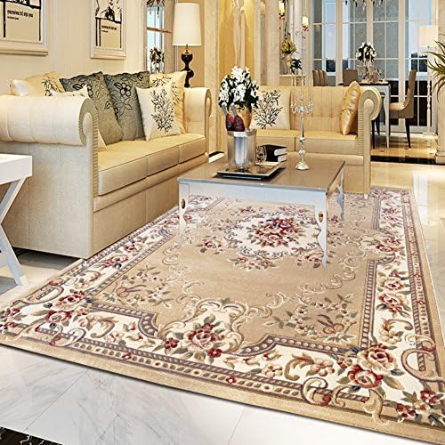 FJDGJHB European Carpet Blanket for Living Room and Tea Table Sofa-Carpet Thickened Three-Dimensional Cut Flower Carpet Modern American Carpet-I 240x340cm(94x134inch)