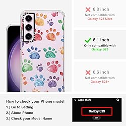 MOSNOVO for Galaxy S23 Case, [Buffertech 6.6 ft