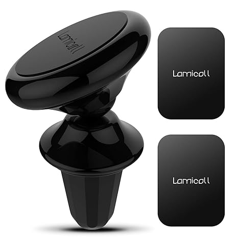 Lamicall Autohalterung Magnet, Handy Halterung Auto Magnet : Lüftung KFZ Handyhalterung für Phone Xs Max, Xs, XR, X, 8, 7, 6S