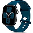 STG Sport Silicone Band Compatible with Apple Watch Band 38mm 40mm 41mm 42mm 44mm 45mm 46mm 49mm S/M M/L iWatch Ultra 2/Ultra SE Series 10/9/8/7/6/5/4/3/2/1 Women Men