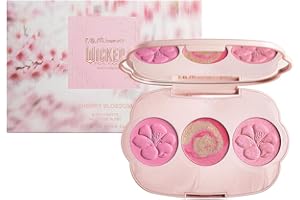 r.e.m. beauty Wicked: For Good | Cherry Blossom Blush Palette | Blendable, Creamy Formula Blurs and Perfects Skin | Blendable, Creamy Formula