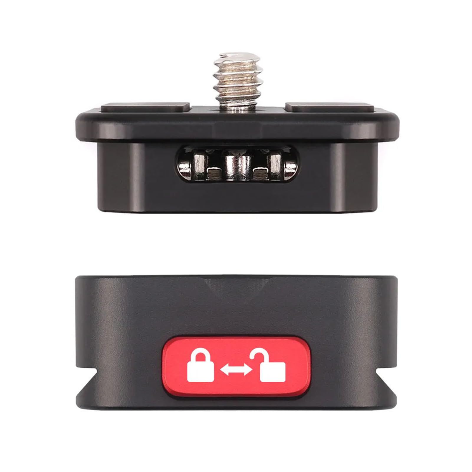 SHUAIGUO Quick Release Plate Kit QR Plate Camera Mount Adapter, Quick Release System with 1/4 Inch Screw for DSLR/Cameras/Tripod/Monopod/Slider/Handheld Gimbal/Stabilizer