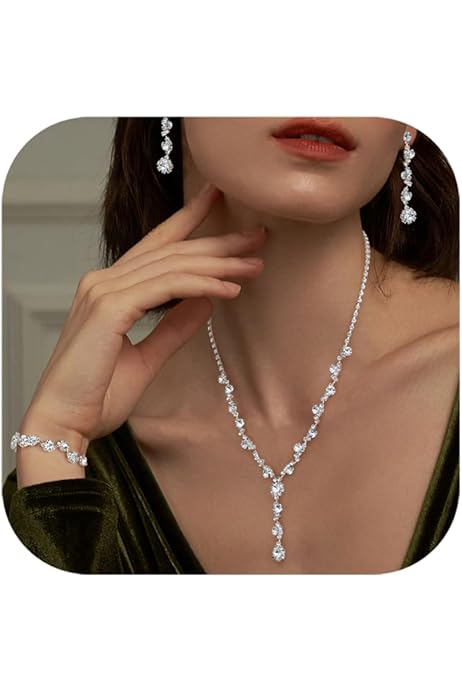 Prom Dresses For Women Roe Dolph Wedding Jewelry Sets For Brides