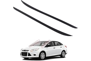 Priprilod Driver+Passenger Side Windshield Pillar Molding Compatible with Ford Focus 2012 2013 2014 2015 2016 2017 2018#CP9Z-5803137-A CP9Z5803137A