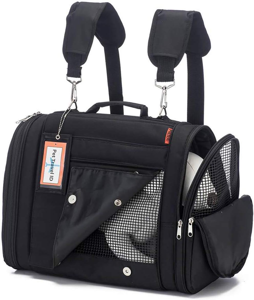 Prefer Pets Travel Gear 358BK Hideaway Duffle Pet Carrier, Medium