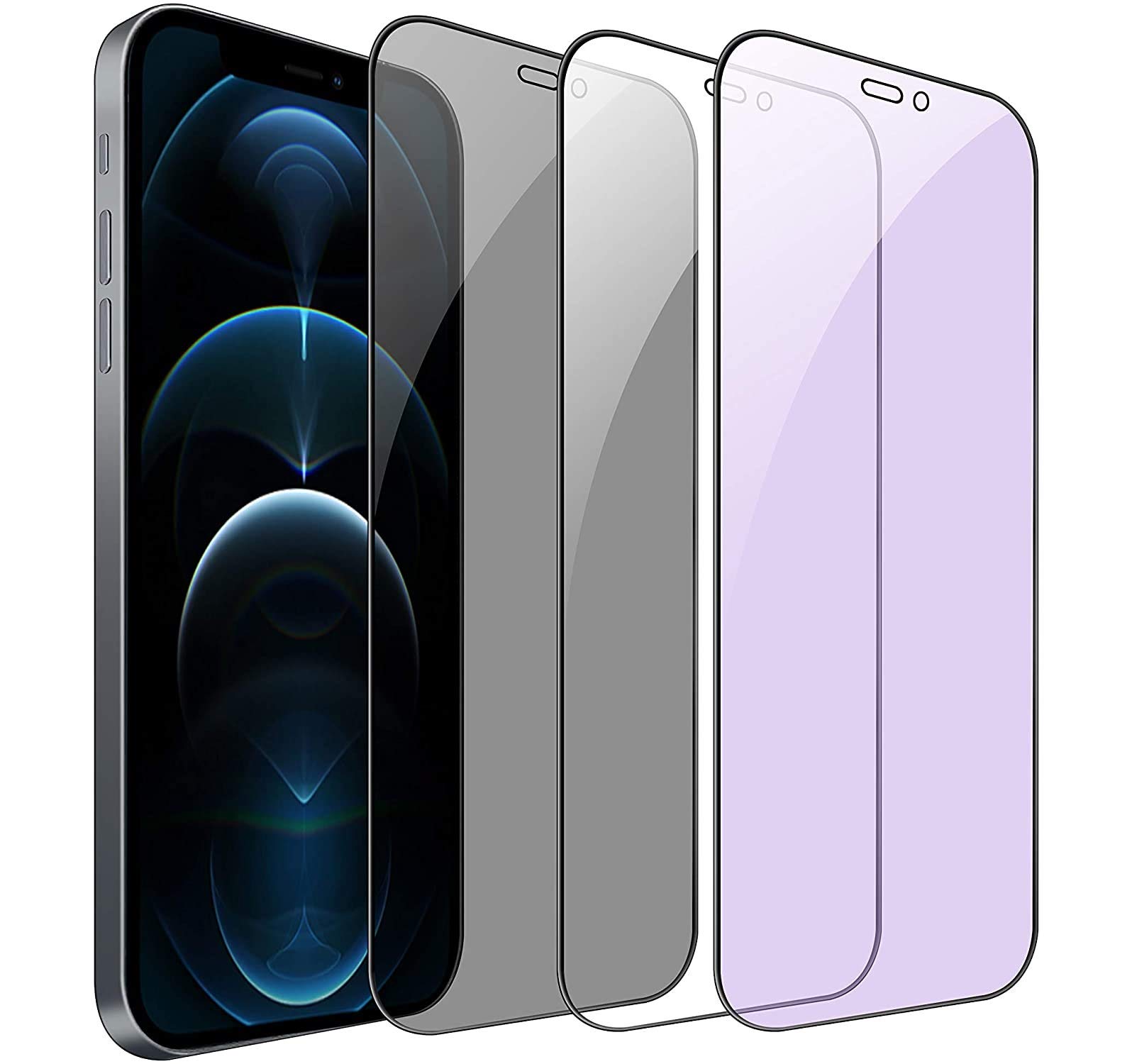 NWNK13 iPhone 11 Pro/XS/X Screen Protector, Anti-Blue Light Filter, 9H Tempered Glass, 2 Pack