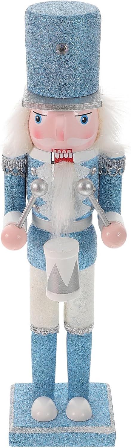 Nutcrackers - IMIKEYA Christmas Nutcrackers Figure: 1PCS Wooden Nutcracker Christmas Nutcracker Ornament Nutcracker Christmas Decoration Figures Nutcracker Ornament for Christmas Home Decor Kids Gift