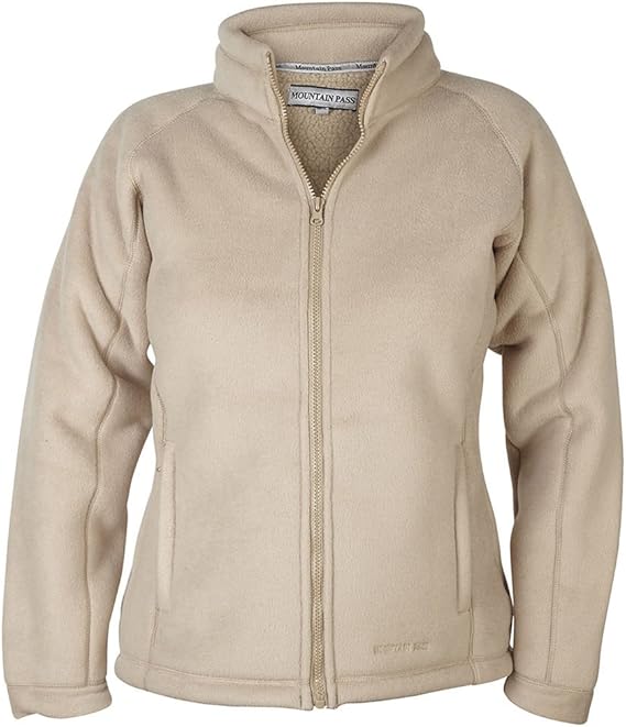 Klassische Damen-Fleecejacke, warm, mit Reißverschlusstaschen ...