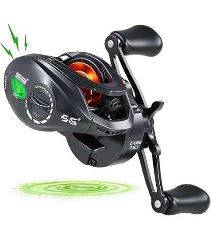 KINGDOM Ultralight Baitcasting Reel, Micro Monster Mix 7.6:1 High Speed Baitcaster 128g Carbon Body, 7075 Aluminum Spool, 4kg Max Drag 6+1 Bearings, Micro Fishing Casting Reel Left Hand : Sports & Outdoors