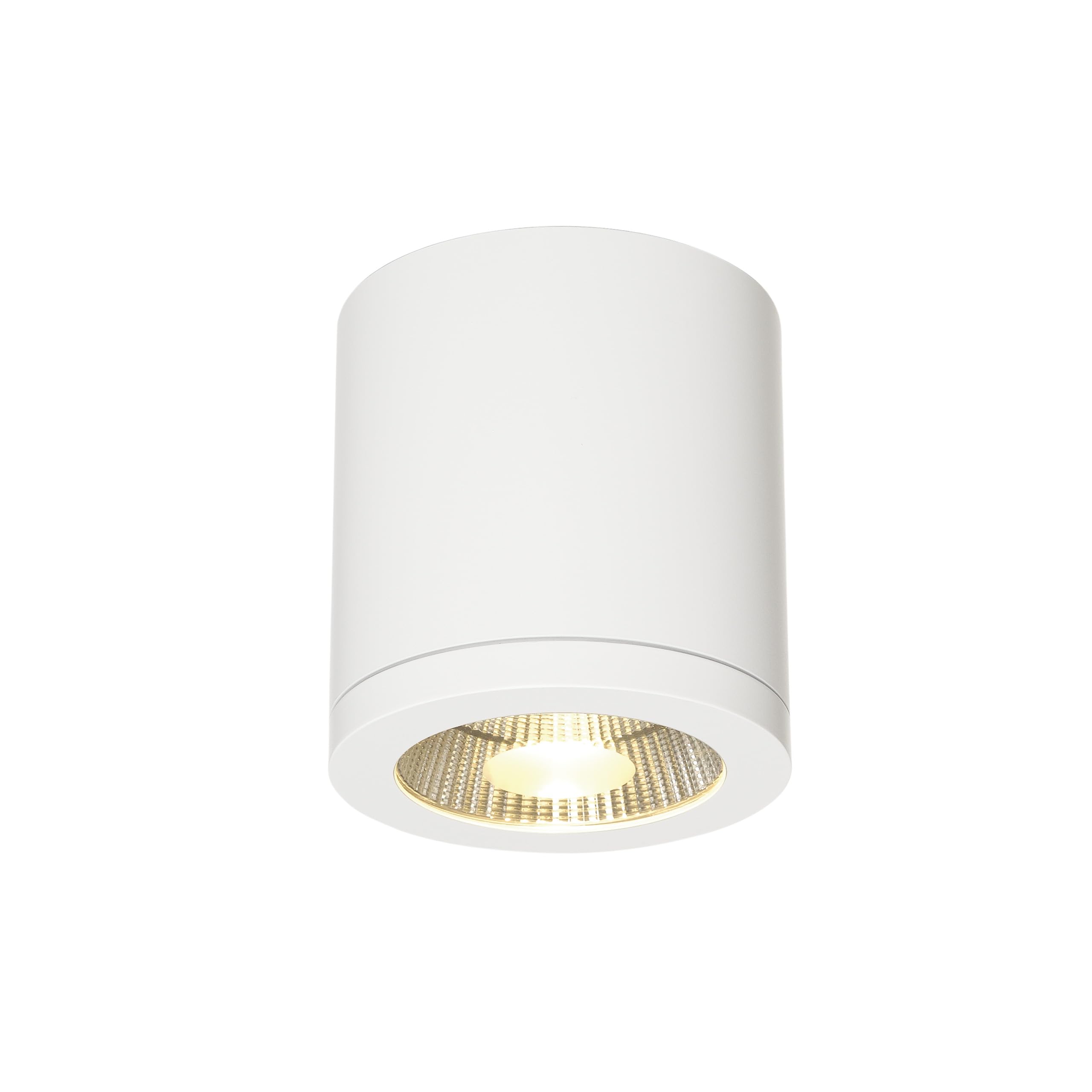 SLV Ceiling-Mounted Light Enola_C / LED spot, floodlight, Ceiling Spotlight, Surface-Mounted Light, Indoor Lighting / 3000K 12W 850lm White 35 Degrees