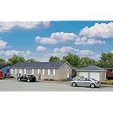 Walthers Cornerstone Modern Sectional House with Garage 933-4151 HO Scale Model Railroad - Structure Kit