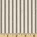 Santee Print Works Vertical Ticking Stripe Ivory Charcoal Fabric By The Yard
