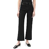 AG Adriano Goldschmied Womens Saige Mid Rise Wide Leg Crop