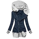 F_Gotal Women's Turtleneck Hooded Fashion Solid
