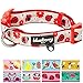 Blueberry Pet 4 Patterns Soft & Comfy The Glam Life of Ladybug with Flower Padded Dog Collar, Medium, Neck 14.5