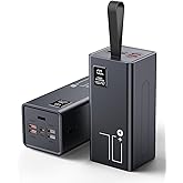 Portable Charger 70000mAh Power Bank Fast Charging, External Battery Pack High Capacity, 30W USB C Battery Bank PD&QC 3.0,5 Output 2 Input, LED Display Powerbank for iphone Tablet Camping Travel