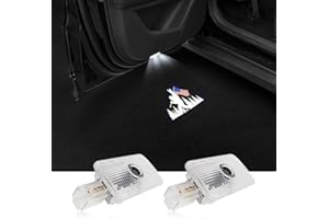 uunonaha High Definition Car Door Logo Lights Car Projection LED Projector Door Shadow Light Puddle Lights for Ascent Forester Outback Accessories (Bigfoot Carries The Flag, Forester/Outback/Ascent)