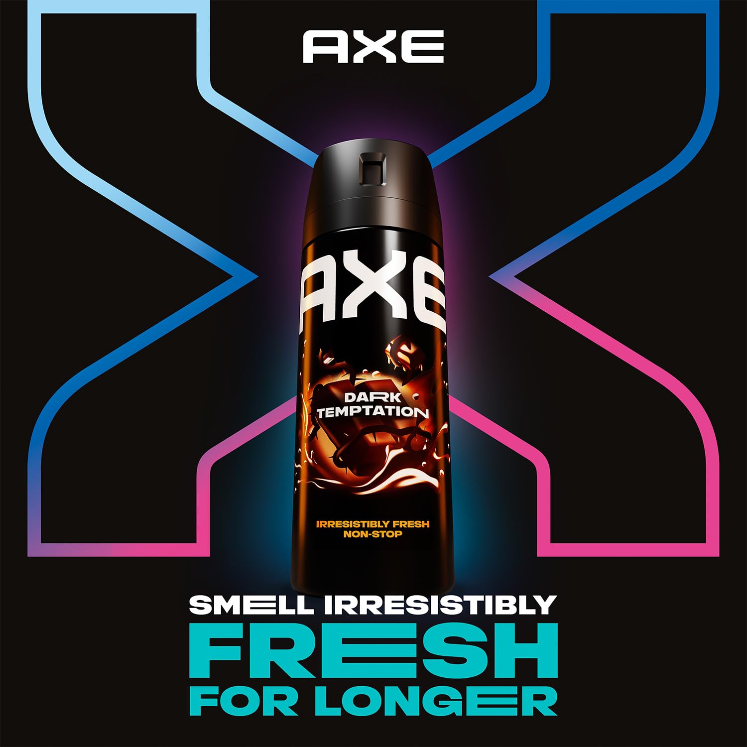 AXE Body Spray Dark Temptation, International Version, 150 Ml (Pack of 6)