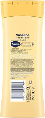3x Vaseline Intensive Care Essential Healing Body Lotion 400ml Dry Skin view 3