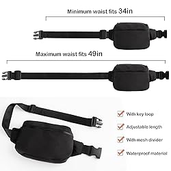 Belt Bag for Women Men, Fashion Waist Pack with