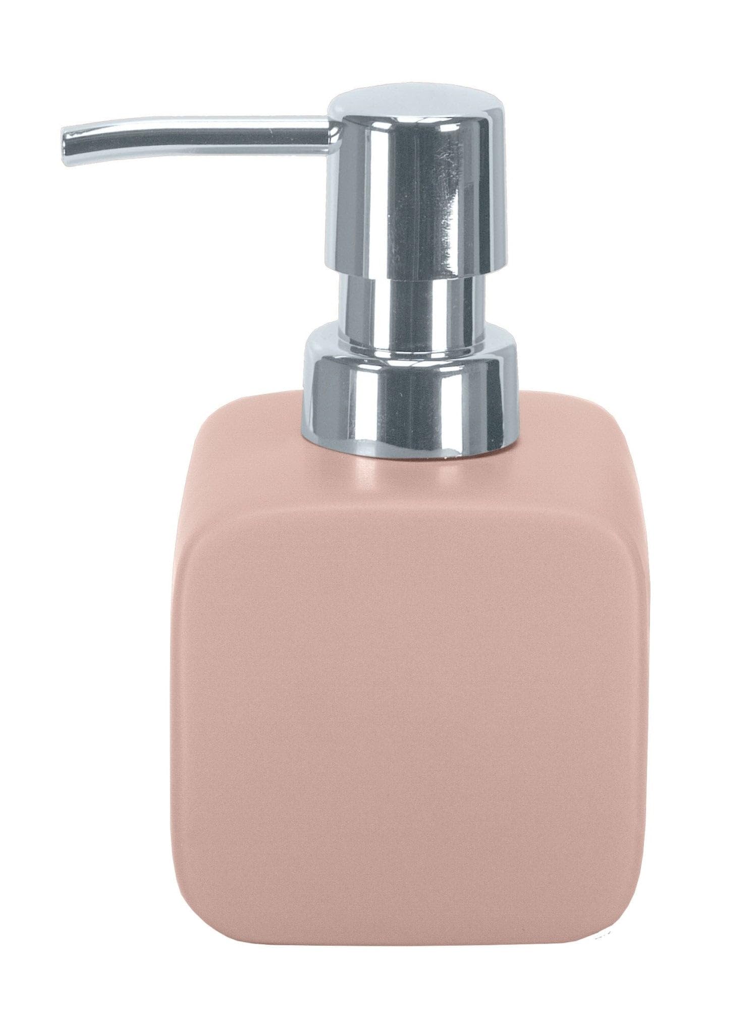 Kleine Wolke Stoneware Cubic Soap Dispenser, Pastel Rose — image 1