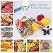 MOYEAH Vacuum Sealer, Handheld Vacuum-Sealing System Keep Food Saver Longer-Storage Bags Sealed,Reusable,Practical, Easy to Use 1 Hand Pump, 5 BPA Free Food Vacuum Sealed Bags