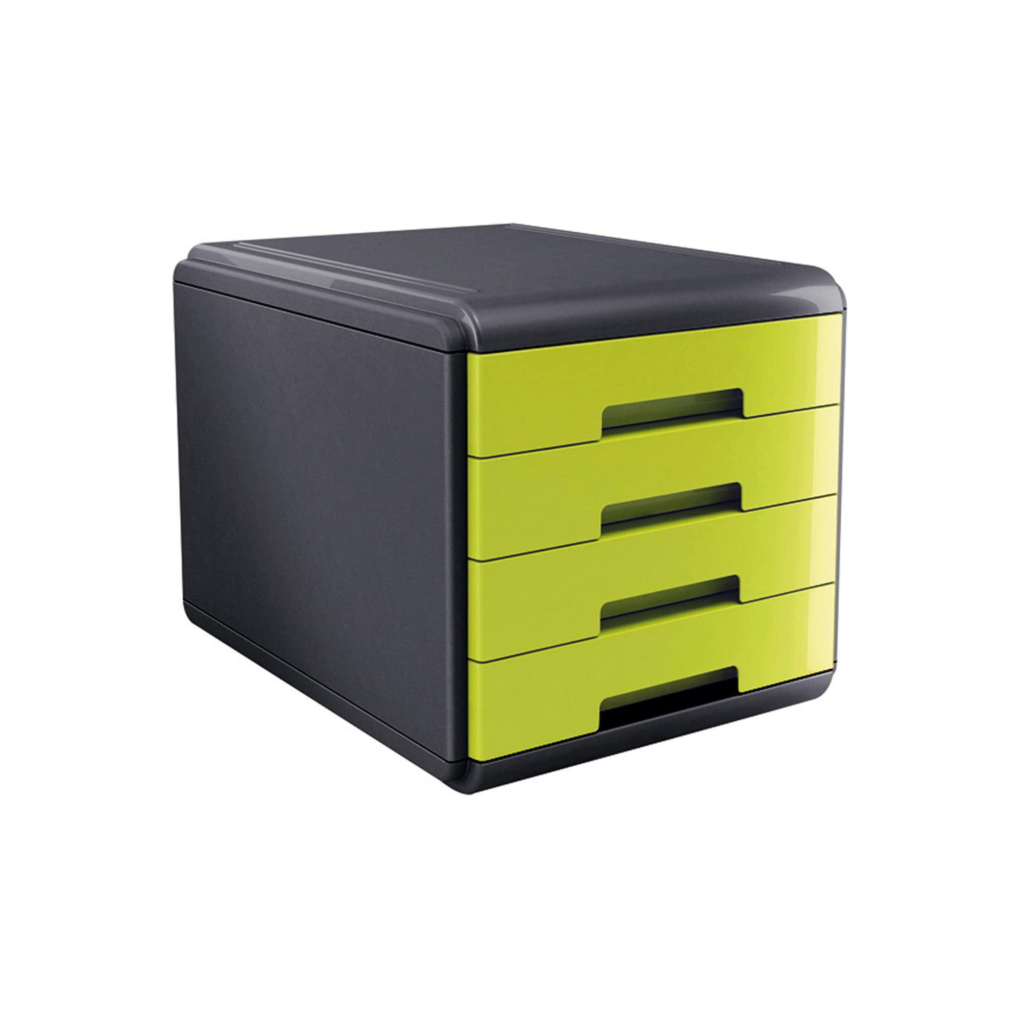 My Desk Arda 4 Drawer Desktop Cabinet - Green