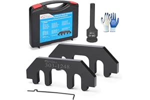 BETOOLL Camshaft Holding Tool - Timing Tool Kit - Timing Alignment Holder Tool Compatible with 303-1248 303-1530 Ford 3.5L & 3.7L 4V, with Cylinder Head Screw Removal Socket