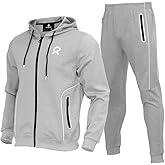 R RAMBLER 1985 Men's Tracksuit Active fashion Hoodie outifts zip sweatsuit set jogger sportswear