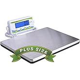Extra Wide Medical Physician Scale - 440 lb/200 kg Capacity, High Accuracy Digital Display, Heavy Duty Portable Body Weight Scale for Home, Office, Hospital, Gym & Bariatric Use