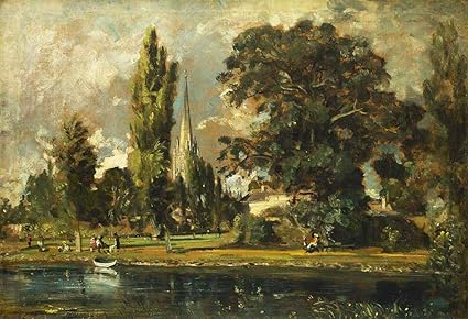 Tela Cornice John Constable Cattedrale Di Salisbury Dal Bishop S Grounds Ebay