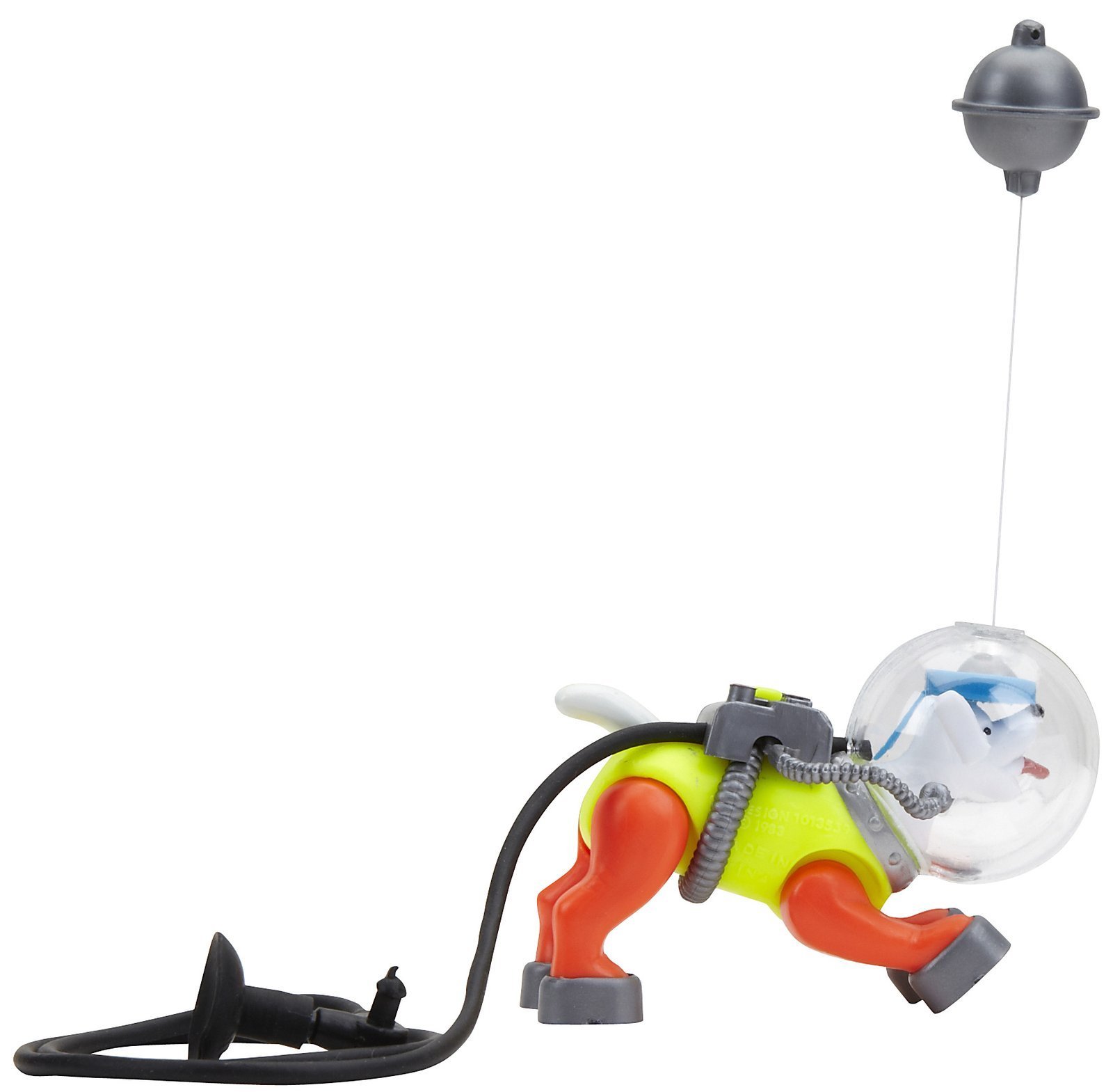 Penn Plax Action-Air Aerating Action Ornament -Diving Sea Dog - Dives Up And Down With A Steady Stream of Bubbles - Colors May Vary